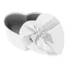 Juego de 3 corazones de carton blanco con moño de 20x22x9cm - Image 2