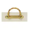 Bolsa de carton estampado beige con asa diseño bambu de 21.5x8x23cm8x21.5x23cm - Image 3