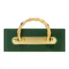Bolsa de carton estampado verde con asa diseño bambu de 21.5x8x23cm8x21.5x23cm - Image 3