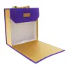 Bolsa de carton estampado morado con asa diseño bambu de 21.5x8x23cm8x21.5x23cm - Image 2