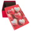 Juego de 3 cajas de carton diseño corazon rojo de 16x23x9.5cm - Image 2