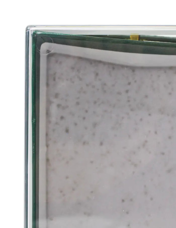 Bolsa de carton verde con acrilico de 24x19.5x10cm10x24x19.5cm - Image 2