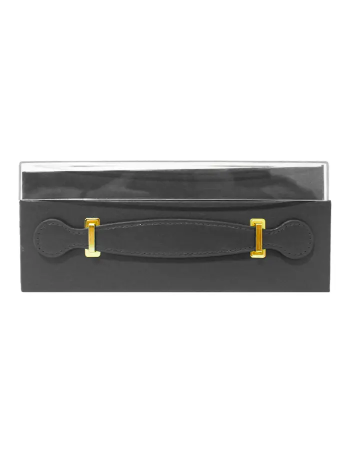 Bolsa carton negra con acrilico de 24x19.5x10cm10x24x19.5cm - Image 4