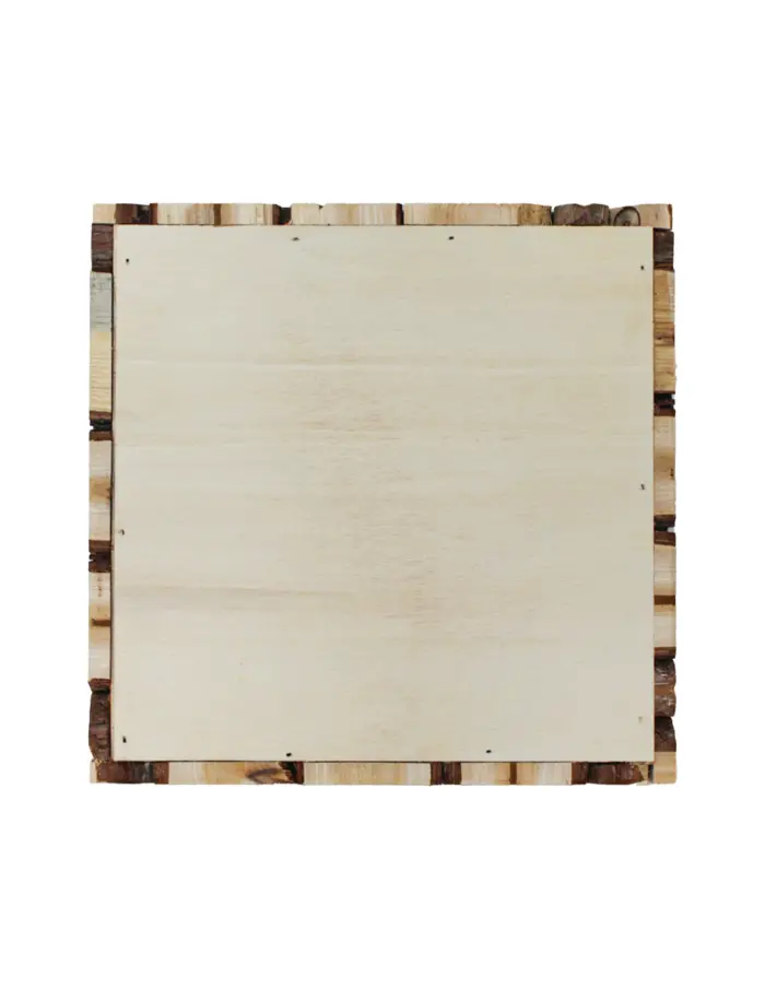Juego de 3 charolas rectangulares diseño troncos de madera de 16x21.8x6.8cm - Image 3