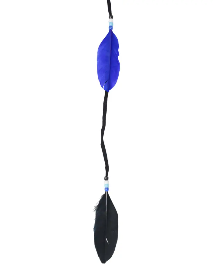 Atrapasueños tejido azul diseño ojo turco de 40x95x0.1cm - Image 3