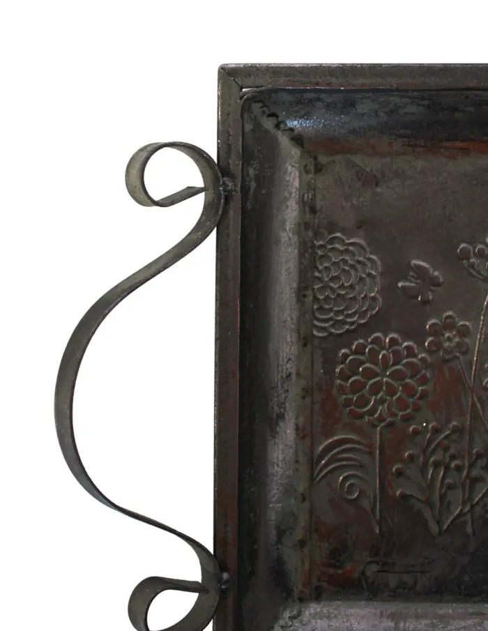 Charola de metal cobriza - Image 3