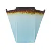 Vaso de porcelana azul con café de 12x12x10.4cm - Image 3