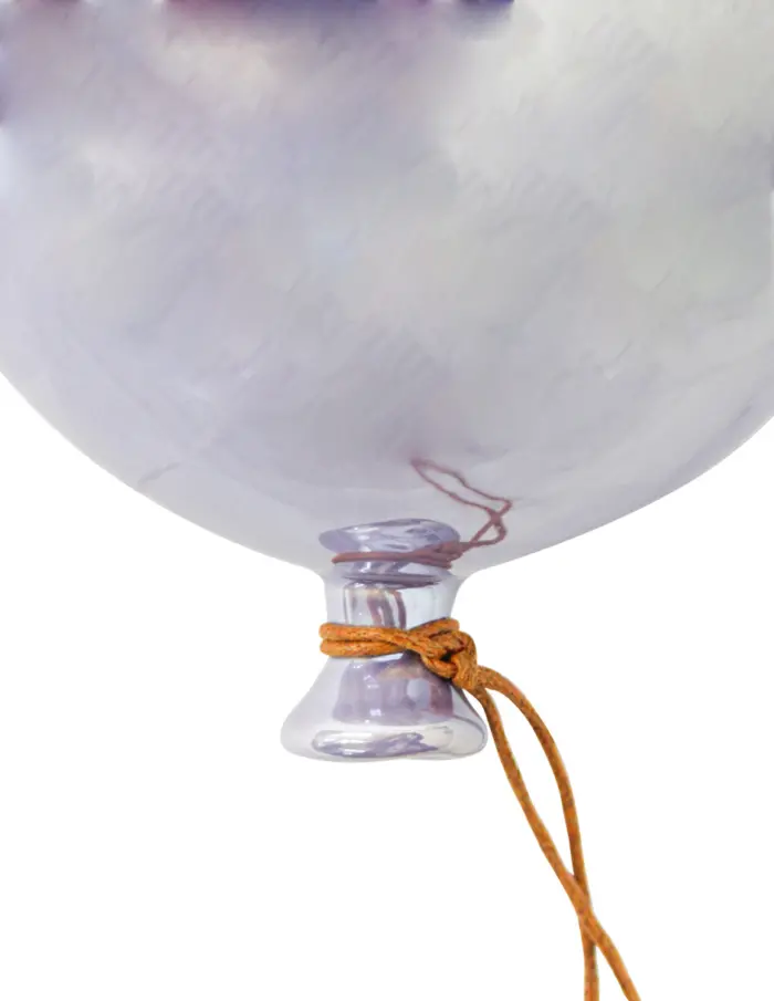 Florero de ceramica diseño globo purpura de 20x14.8x11cm - Image 4