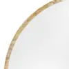 Charola redonda de madera con metal blanca de 50x50x2cm - Image 4