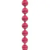 Candelabro de metal diseño esferas rojo mate de 18x18x90cm - Image 3