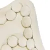 Silla de terciopelo con descansabrazos y diseño en el respaldo beige de 54x61x86cm - Image 3