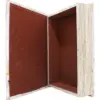 Caja de libro con espejo diseño buda sentado de 30x21x7cm - Image 4