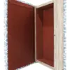 Caja de libro con espejo diseño azul de 24x16x5cm - Image 4