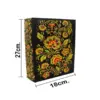Caja de libros de gemas diseño flores de 27x18x7cm - Image 5