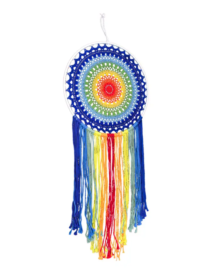 Atrapasueños tejido de colores de 40x110x1cm - Image 2