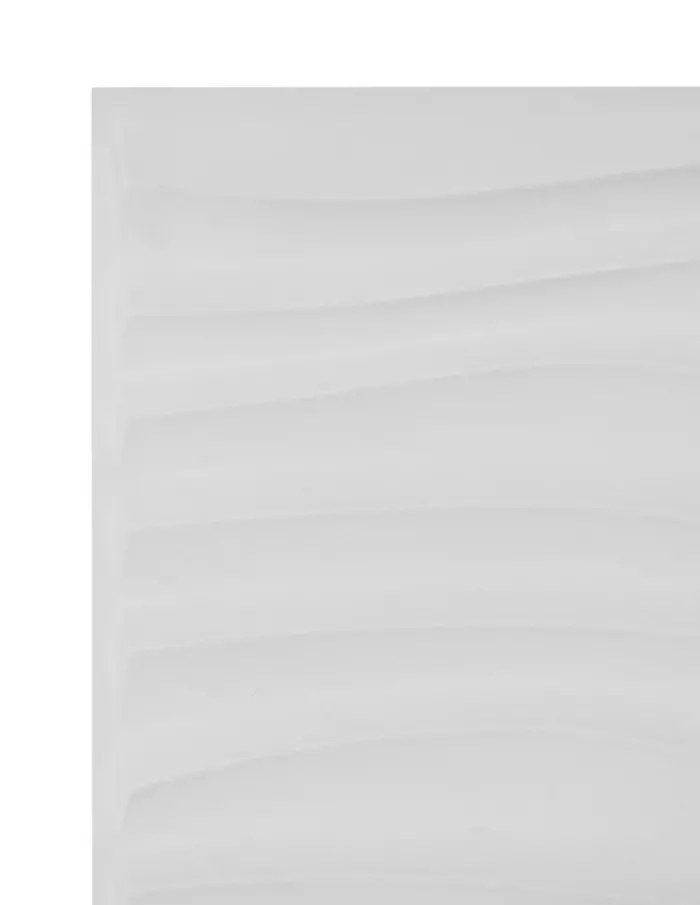 Adhesivo de pared de plástico blanco de 30x30x5cm - Image 3