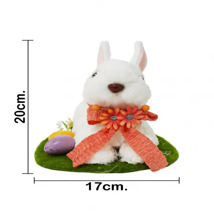 Conejo con huevos de pascual de 21x17x20cm - Image 4