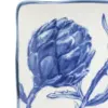 Plato rectangular diseño alcachofa azul de 20.3x11.8x2.2cm - Image 4
