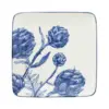 Plato cuadrado diseño alcachofa azul de 16.6x16.6x1.8cm - Image 3