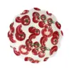 Bowl de cerámica blanco diseño tomate rojo de 21.5x21.5x5cm - Image 3