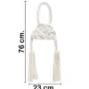 Nubes de macrame diseño nudos de 76x23x2cm - Image 2