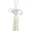 Colgante de macrame diseño cruz con conchitas de 50x28x2cm - Image 4
