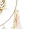 Atrapasueños con borlas y cuentas de madera de 71x34x2cm - Image 3