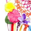 Atrapasueños de colores con flor de 62x24x2cm - Image 3