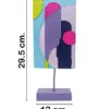 Decoración abstracta de colores vivos de 13.5x6.5x30cm - Image 2