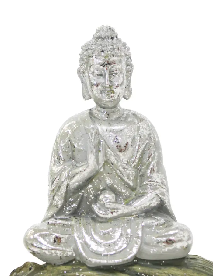 Tronco con buda de poliresina de 33x7x18.5cm - Image 4