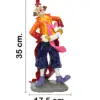 Payaso de poliresina con acordeón de 17.5x10.5x35cm - Image 2