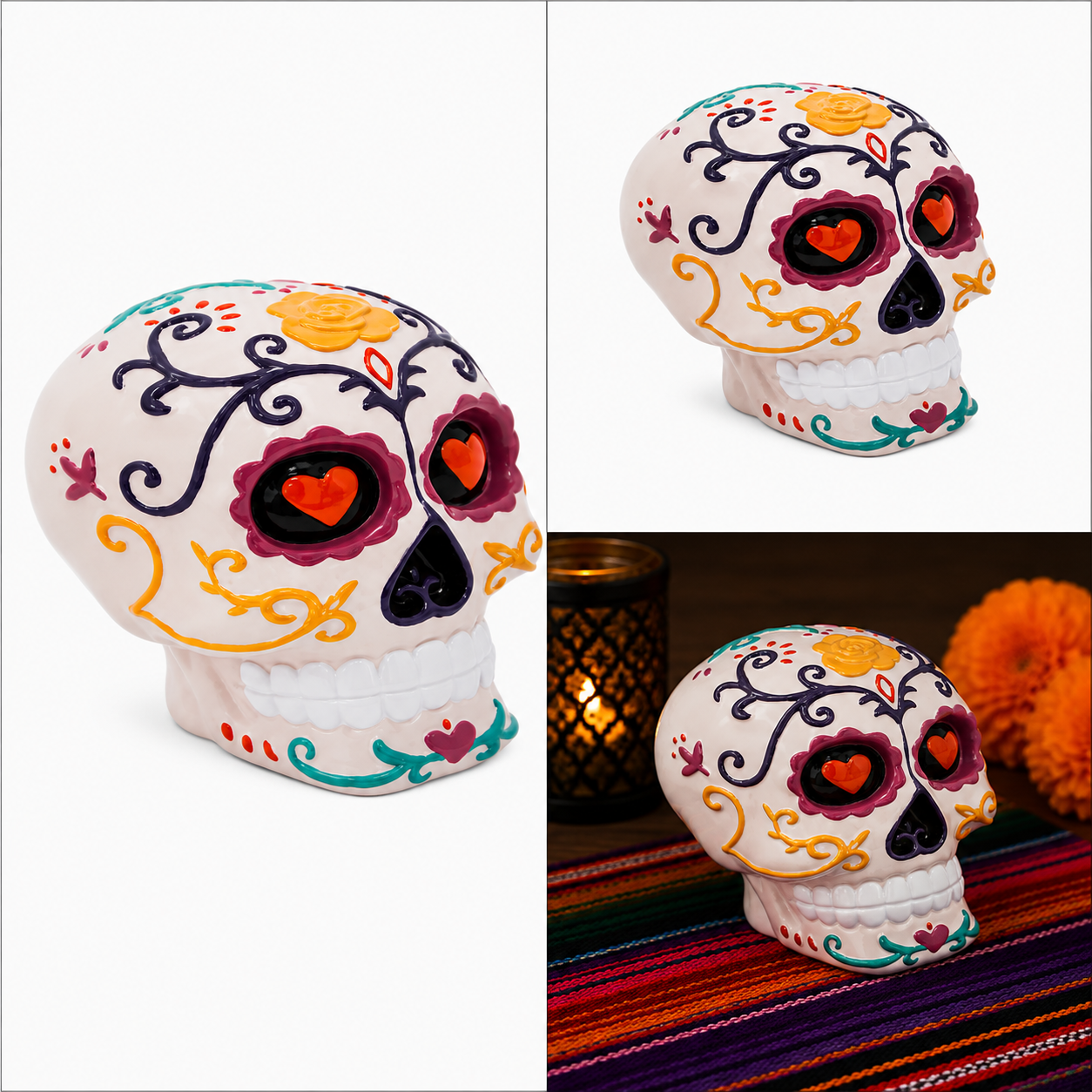 Calavera de ‘Azucar’ Multicolor – Galerías el Triunfo