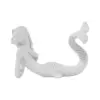 Sirena recostada blanca de poliresina de 9x4x6cm - Image 3