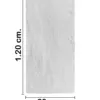 Recubrimiento de pared diseño roca blanco de 120x60x3cm - Image 2