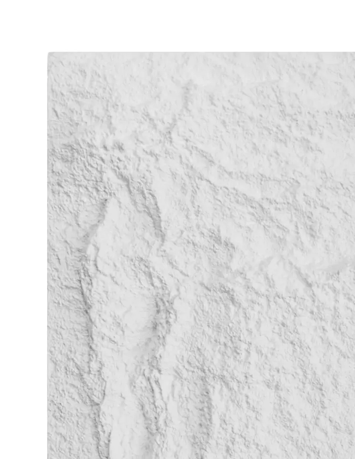 Recubrimiento de pared blanco de 120x60x5cm - Image 3