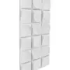Recubrimiento de pared diseño tridimensional blanco de 120x60x2.5cm - Image 4