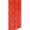 Recubrimiento de pared con círculos color ladrillo de 120x60x2.5cm - Image 4
