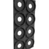 Recubrimiento de pared diseño círculos en relieve negro de 120x60x3cm - Image 4