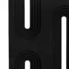 Recubrimiento de pared diseño rejilla negro de 120x60x3cm - Image 3