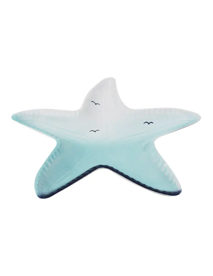 Charola diseño estrella azul con blanco de 40x40x5cm - Image 3