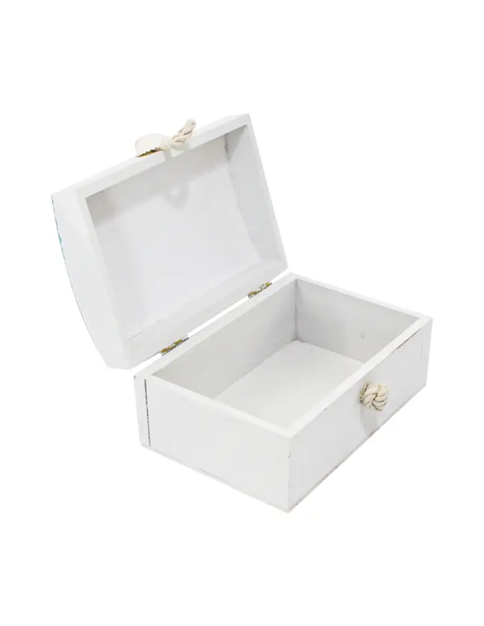 Caja de madera diseño marino de 16x10.5x8cm - Image 3