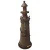 Faro de madera café de 14x14x40cm - Image 2