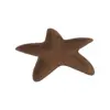 Charola de madera diseño estrella café de 33x33x3cm - Image 2