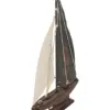 Velero de madera café de 32x6x55cm - Image 3