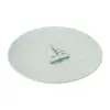 Plato de madera verde con velero de 30x30x3cm - Image 2