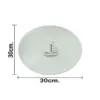Plato de madera verde con velero de 30x30x3cm - Image 4