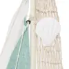Barco de madera verde con ancla de 24x5x37cm - Image 4