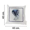 Almohada estampado medusa azul de 42x10x42cm - Image 2