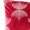 Almohada estampado conchas rojo de 42x10x42cm - Image 4