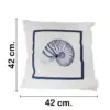 Almohada estampado caracol arena de 42x10x42cm - Image 2
